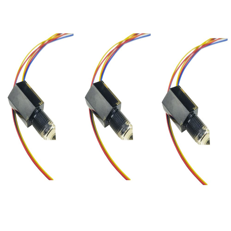 [Australia - AusPower] - FS-IR1902D PNP-NO Optical Infrared Water Oil Fuel Fluid Diesel Liquid Level Sensor Switch 5 to 24VDC,Pack of 3 