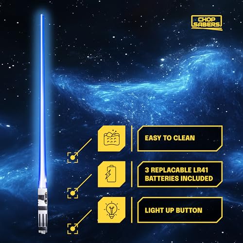 Lightsaber Chopsticks Light Up - LED Glowing Light Saber Chop Sticks - Reusable Sushi Lightup Sabers Chopstick Set Of 4 Pairs - 8 Changing Color Modes Clear Tips - 4 PAIRS