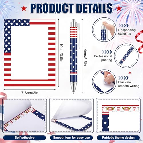Vesici 25 Pcs Veterans Day Party Favors, Patriotic Gift Set Bulk Independence Day