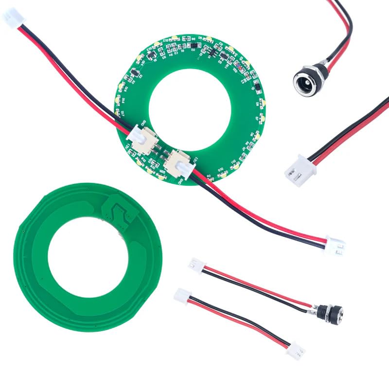 [Australia - AusPower] - Touch Sensor Circuit Board DIY Touch-Sensitive Smart Table Module Built-in LED Light for Hexagon Coffee Luminous Table Touch Light Up Touch Switch 10Pcs (RGB) 