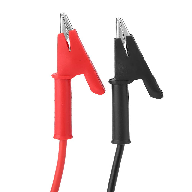 [Australia - AusPower] - P1040 2 Copper 4 mm Banana Plug to Crocodile Clamp 15A Banana Plug to Crocodile Clamp Cable 1 m for Testing the Probe 