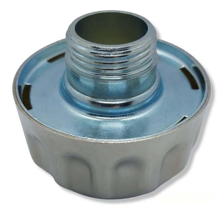 Metal Hydraulic Filling and Ventilation Filter for Oil and Fuel Tanks, Ventilation Lid (with Strainer, BSP 1 Inch Thread, 304 (18/10) Stainless Steel) BSP 1"