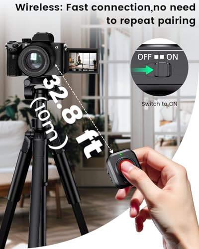 Rechargeable Wireless Camera Remote Control for Video Recording