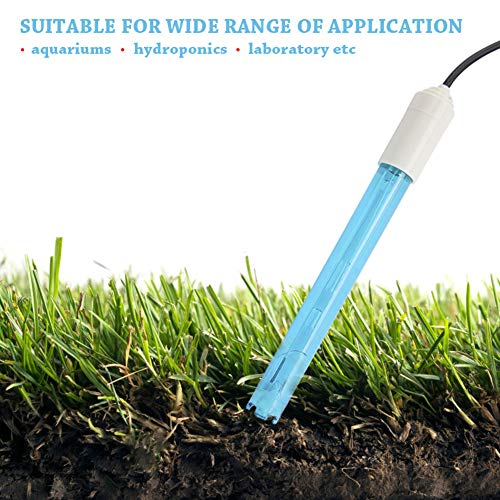 [Australia - AusPower] - TOPINCN Electrode, BNC Connector Aquarium Hydroponic Electrode Monitor Probe Smart Sensor Digital Meter BNC Connector 