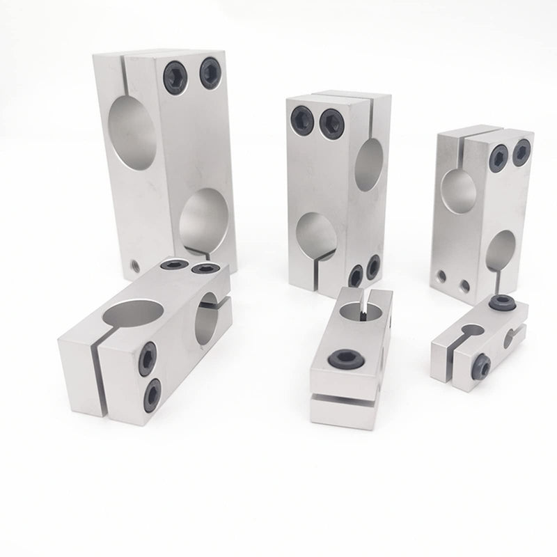 2PCS Aluminum Alloy Linear Motion Rail Guide Cross-Type Connector for 20mm x 20mm Diameter Shaft