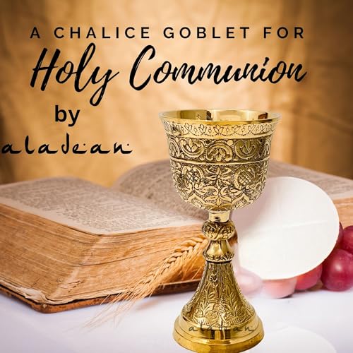 ALADEAN Vintage Chalice Goblet | 1x Royal Wine Cups of King Arthur - Renaissance Medieval Goblet Gifts, Wedding Anniversary Ceremonial Drinkware Pack of 1pc (King Chalice) King Chalice