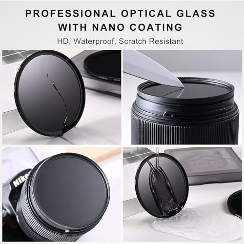 GREEN.L 55mm Infrared Filter, 55mm IR 850nm (R85) Filter for Camera Lens