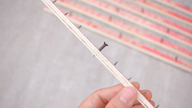Wesiti carpet tack strips with nails for carpet tufting, subfloor, stairs, and rug installation