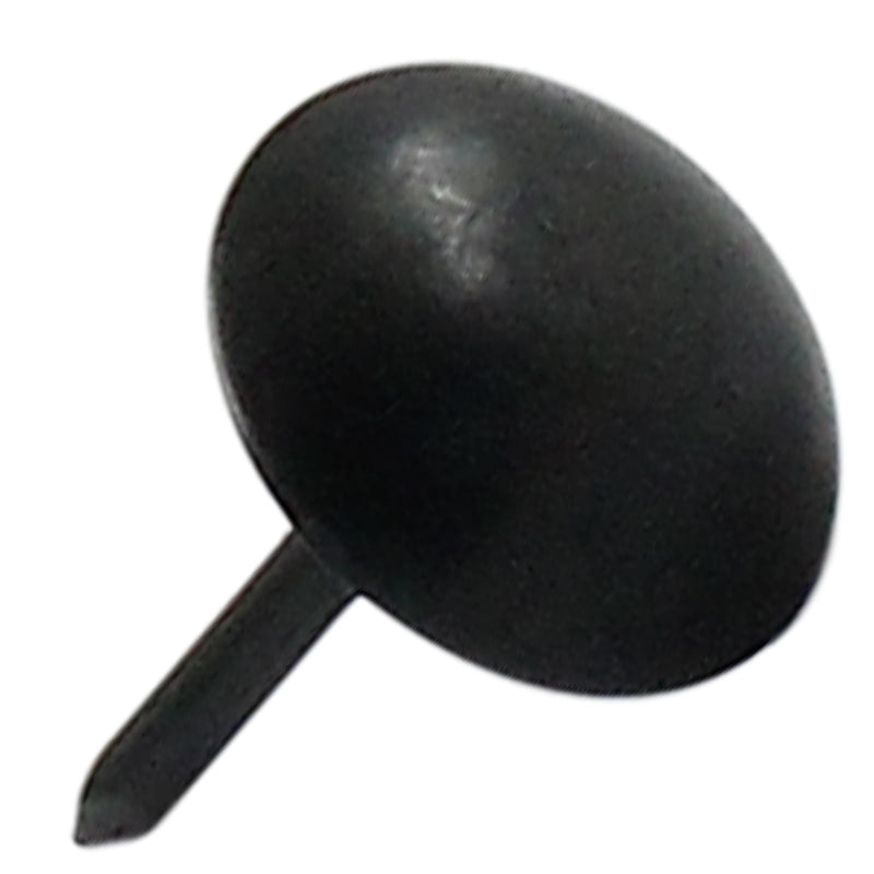 [Australia - AusPower] - Piutouyar 200 Pcs Black Upholstery Tacks Antique Metal Thumb Tacks Round Head Upholstery Pins for Upholstered Furniture Cork Board DIY Projects or Home Decor 9 x 15mm 9x15mm 