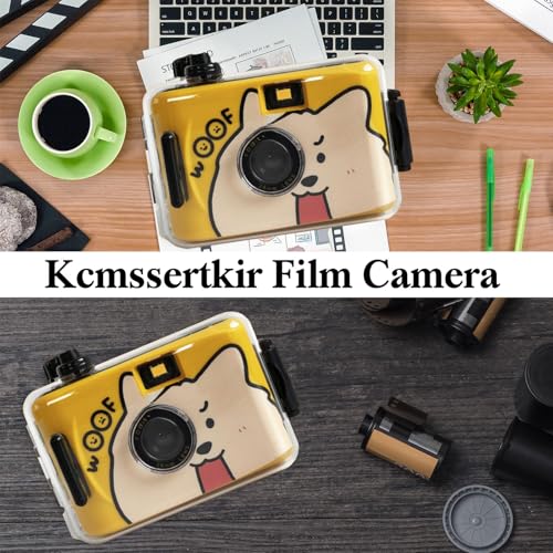 Waterproof Disposable Camera 35mm Dog Patterns - Underwater Film Camera for Beach, Snorkeling, Swimming & Summer Vacations - 18 Exposures, No Flash, Durable Design for Teens & Adults DOG-18 Pcs