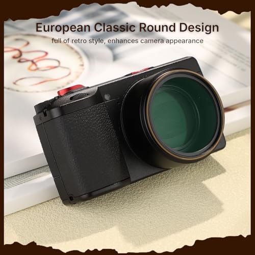 Haoge GR4 49mm Filter GW-4 Wide Lens Adapter Ring for RICOH GR VI HDF Camera Lens Accessories,Replacement GA-3, Metal Bayonet Mount, Lock Button Design LAR-GR4-Lo 49mm Filter Adapter Tube with Lock Buckle