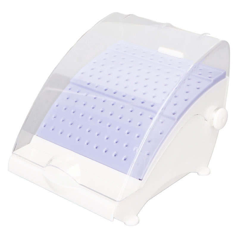 [Australia - AusPower] - Dental Burs Case, 142 Holes, High Low Speed Case, Dental Burs Cleaning Box for Dental Disinfection and Oral Care, Travel Accessories, Dustproof, Environmentally Friendly Dental Bur Holder 