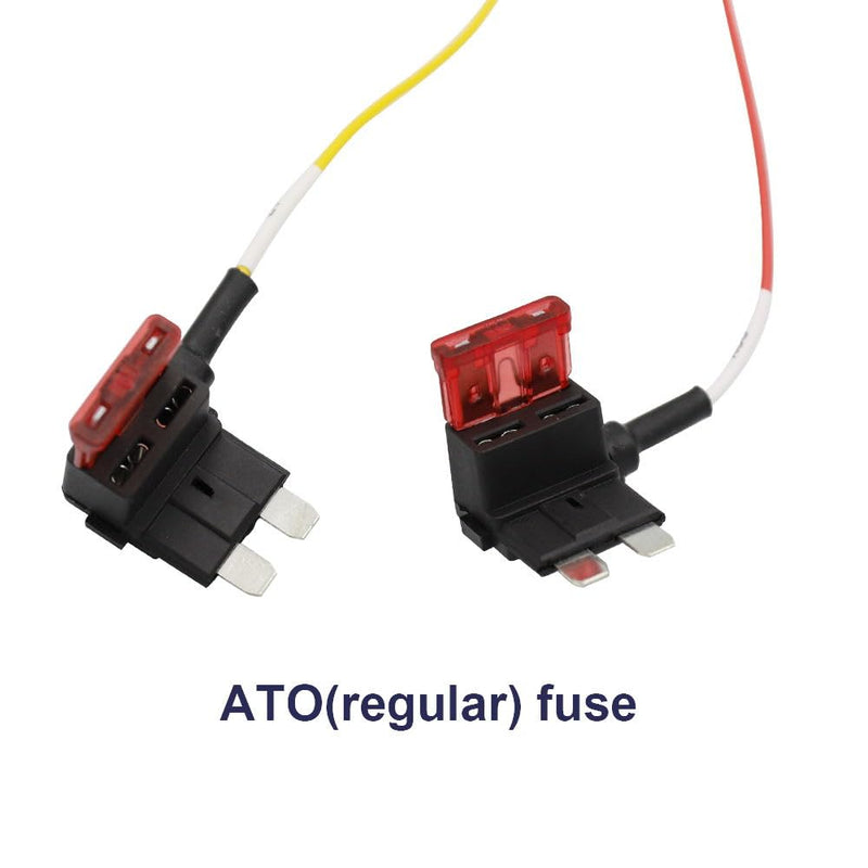 [Australia - AusPower] - FITCAMX Fuse Box Cable Hardwire Kit, 4 in 1 ATO (Regular), Mini, Micro, Low-Profile Mini, 2Pcs Each 