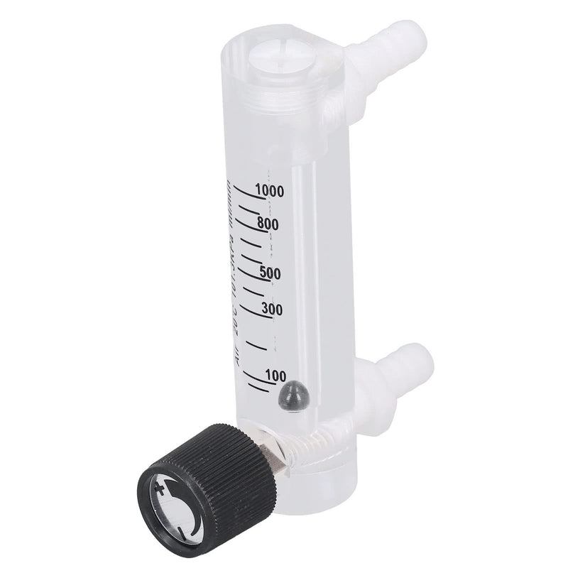 Gas Flow Meter Tester Air Adjustable Panel Measuring Control Flow Meter 10-1000ml Min Durable Acrylic Material for Gas Measurement