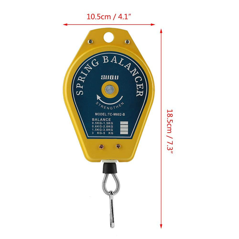 [Australia - AusPower] - Spring compensation spring pull retractable spring balancer tool holder that hangs 0.5-1.5 kg for assembly line 0,5-1,5 kg 