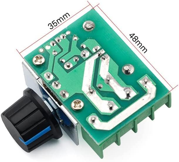 [Australia - AusPower] - 2Pcs AC PWM Motor Speed Controller AC 110-220V to 50-220V 25A 2000W?It can use to such as electric stove, water heater tune thermal, lighting dimmer, small motor speed, electric iron thermosta 