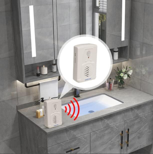 [Australia - AusPower] - PIR Motion Sensor Activated Sound Player Speaker with USB Cable, Download Your own MP3 Audio Files to Play Speech, Music or Sound Effects (White) 