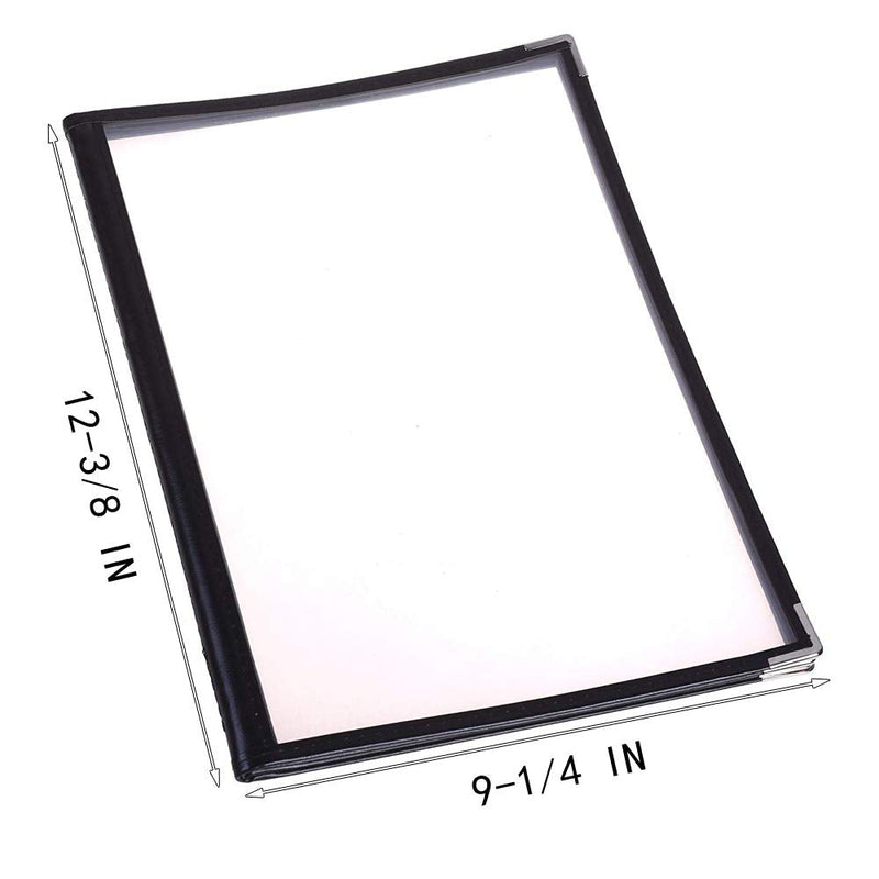 [Australia - AusPower] - Restaurant Menu Covers Cafe Bar Menu Holders Fold Book Style Fits A4 Size Paper (4 Page 8 View) 