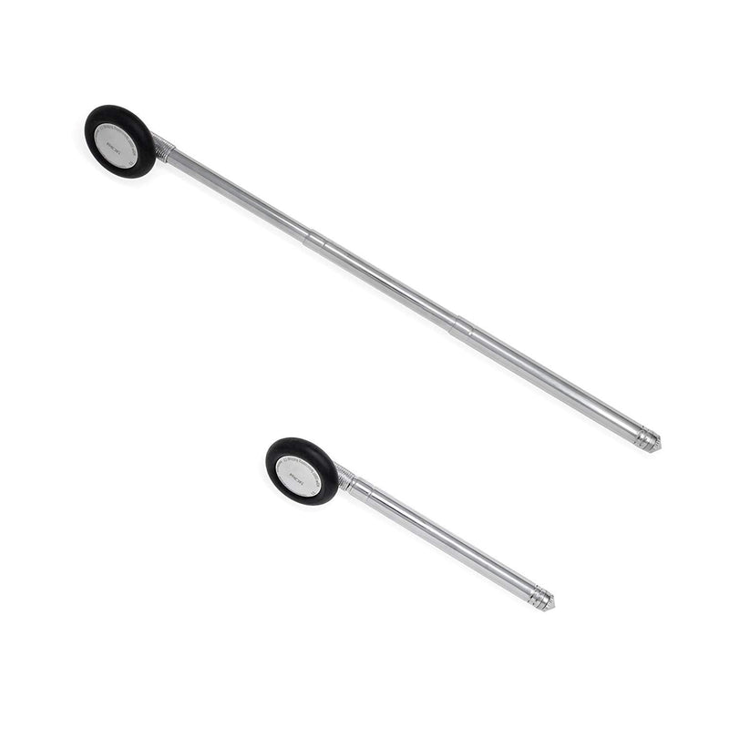 [Australia - AusPower] - MDF Instruments, Babinski Telescoping 2.0® Neurological Reflex Hammer with Built-in Brush for cutaneous and Superficial responses - Black (MDF535XT-11) 