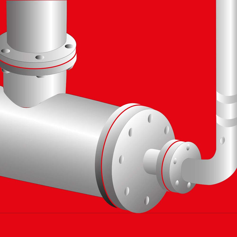 [Australia - AusPower] - WEICON Silicone HT 300 | High Temp Silicone for Sealing, Bonding & Insulating | Withstands up to 572°F | Red | Ideal for Home & Industry | sealing cord & tape, oven adhesive, chimney adhesive (10.5oz) 
