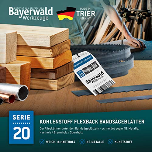 Bayerwald Tool Steel Band Saw Blade - 1790 x 13 x 0.36 x 6 / Wood, Non-ferrous Metals, Plastic, Thin Sheets/Saw Band Suitable for Holzstar etc. 1790 x 13 x 0.36 x 6 ZpZ / 4mm ZAB(Werkzeugstahl)