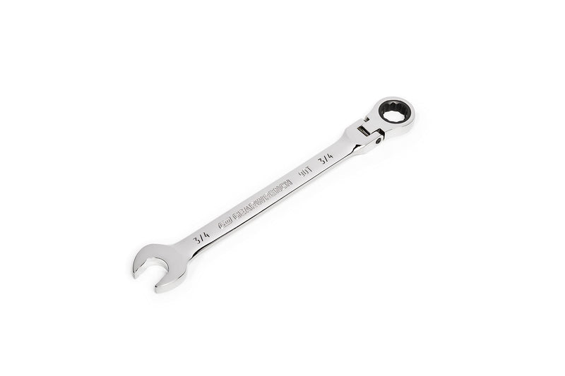 GEARWRENCH 3/4" 4 Degree Swing Arch 12 Point Flex Head Ratcheting Combination Wrench - 86749 3/4"