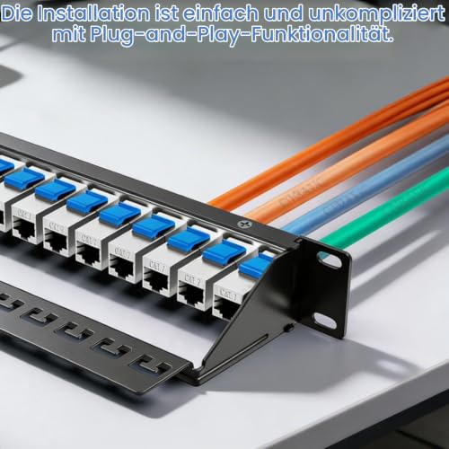 RJ45 Coupler Cat7 10 Gigabit LAN Cable Extension Pack of 8 | Mini Network Cable Connector Coupling for Cable Extension Coupler Compatible Cat7 Cat6A Cat6 Cat5e