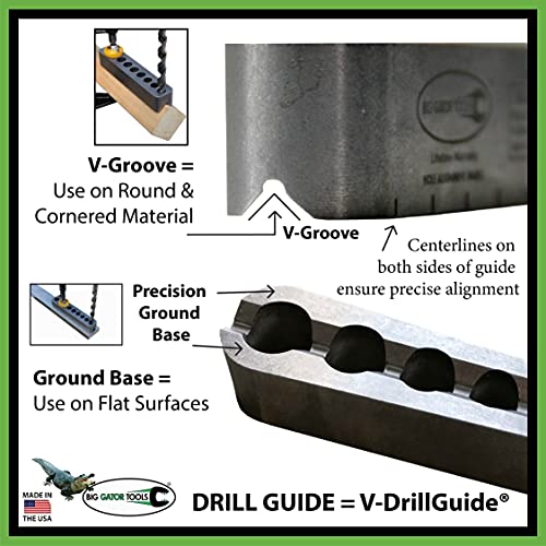 Big Gator Tools STD1000DGNP V-Drill Guide