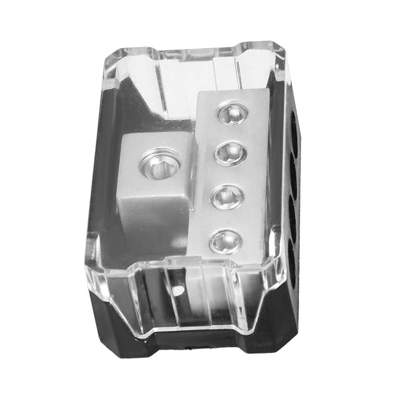 [Australia - AusPower] - Power Distribution Block, Audio 4 Way Power Supply Distribution Trolley 1 x 0GA In 4 x 4GA Out Block Splitter 
