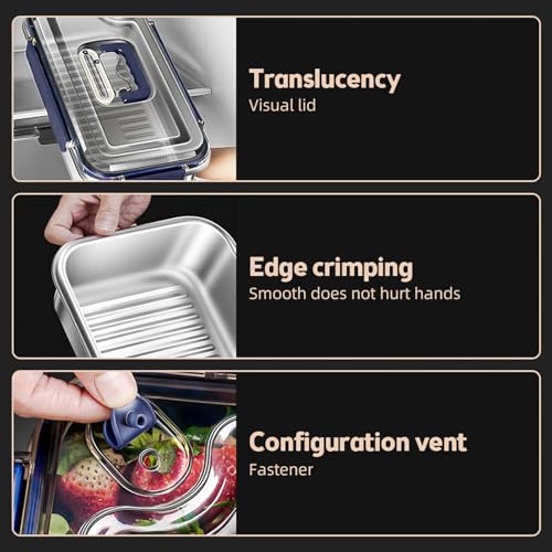 Irishom 5.6L kitchen food storage container with lid and date indicator, made of durable plastic, ideal for pantry organization.