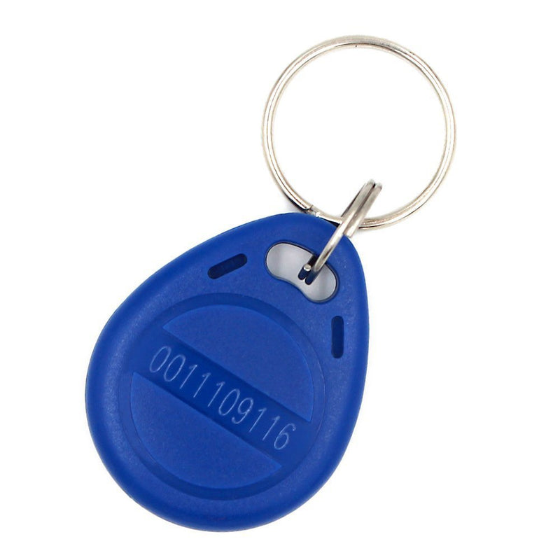 Proximity EM4100 EM4102 125KHz RFID EM ID Card RFID Key Fob Read Only Color Pack of 10 (10 Pieces Blue) ...