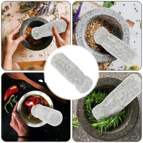 PRETYZOOM Garlic Pestle Multi-Use Kitchen Pestle Manual Rod for Garlic Spice and Smooth Surface Long Handle Grip Home Kitchen Gadget 1