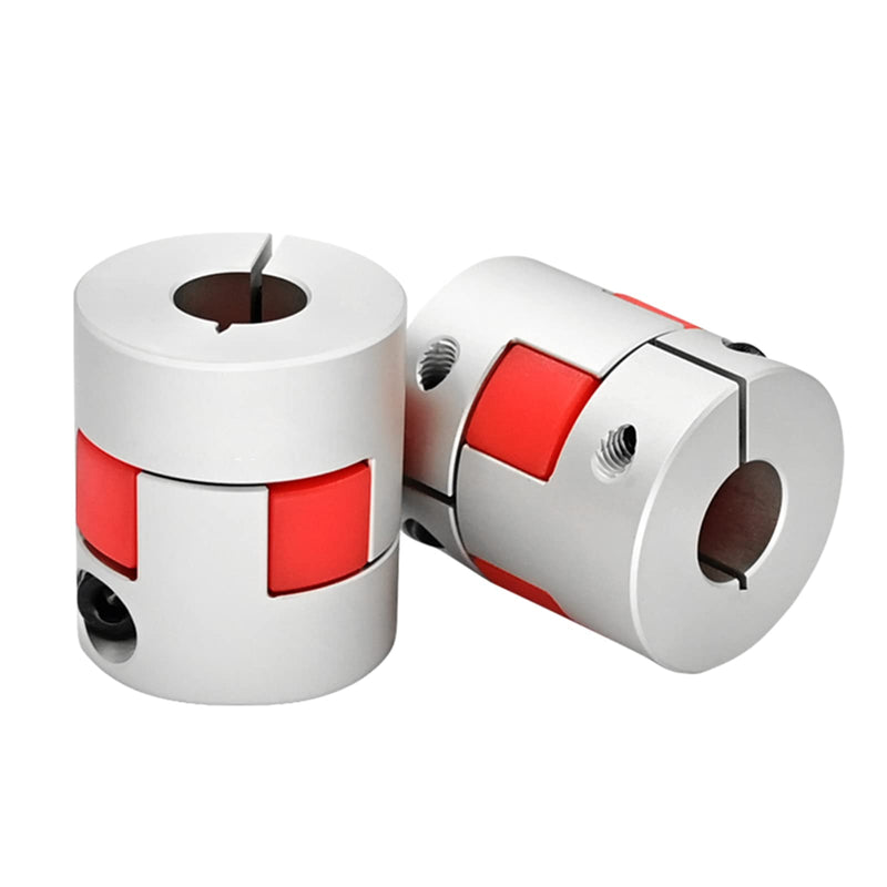 [Australia - AusPower] - Upgrade D20*L25 Flexible Shaft Coupling 6mm to 8mm Aluminium Plum Connector Flexible Coupler for 3D Printer CNC Machine and Servo Stepped Motor Bore 6mm to 8mm 1 