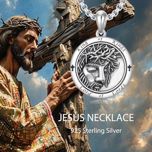 ROMANTICWORK Allah Necklace 925 Sterling Silver Islamic Muslim Allah Necklace Arabic Pendant Islamic Jewelry gifts for Men Women Allah Load