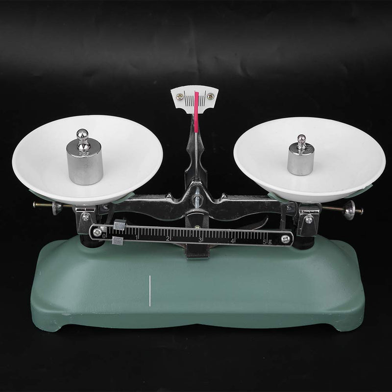 100/500 g Mechanical Scales with Weight Set Scale Tray 10 G, 20 G, 50 G, 100 G, 200 G Weights (100 g)