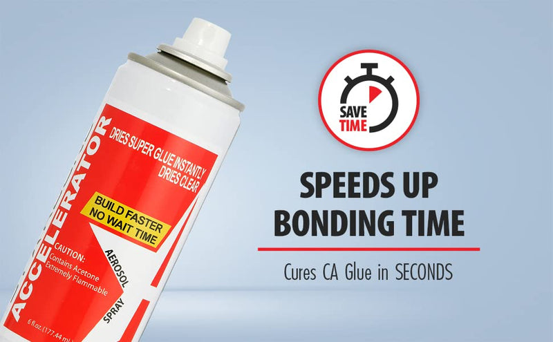 [Australia - AusPower] - Starbond 2 oz. Thin, Medium, Thick CA Glue with 6 oz. Activator Bundle (Premium Cyanoacrylate Super Glue) for Quick Glue-ups. Woodworking, Woodturning, Hobby Models, 3D Printing CA Glue + Accelerator Bundle 2 ounce, 6 ounce 