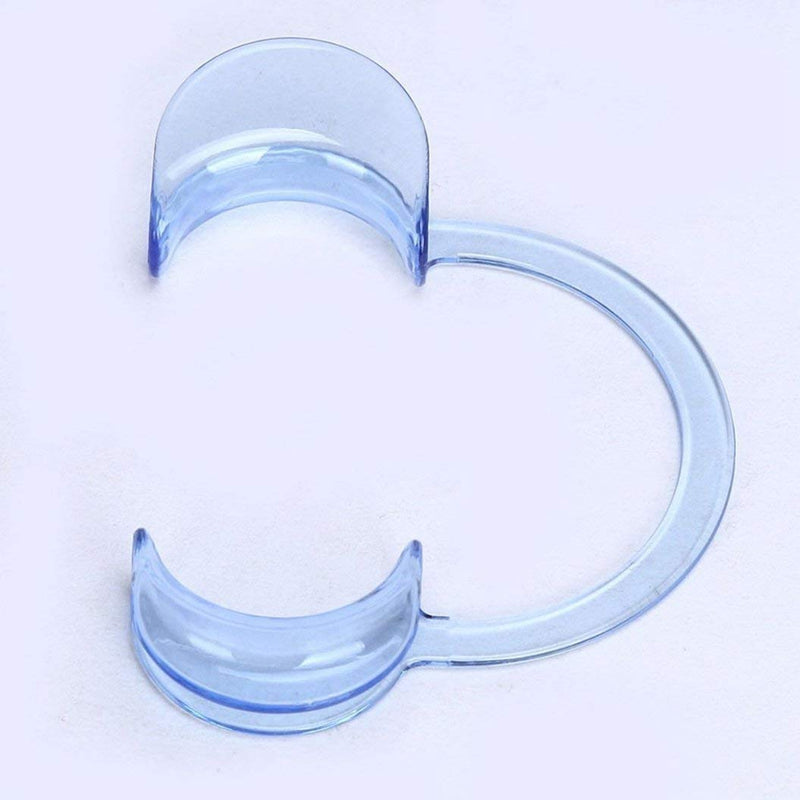[Australia - AusPower] - 20PCS Dental Cheek Retractor Mouth Opener, Mouth Openers for Speak Out Game,Standard Dental Mouth Opener- Cheek and Lip Retractor - Clear Blue 