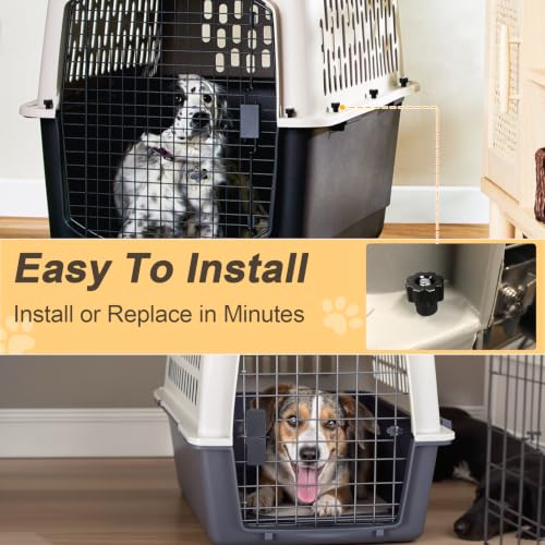 RPBKE 12-pack 1-1/4-inch pet kennel carrier metal bolt fasteners kit assortment