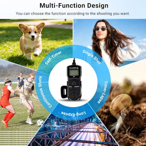 Replaces RS-60E3 Camera Intervalometer Timer Remote Shutter Release Control Replace RS-60E3