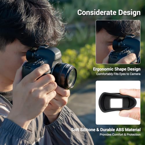 Long Soft EF Eyecup Eyepiece Viewfinder for Canon Rebel T7 T6 EOS 90D 80D Canon Ef Eb Replacement