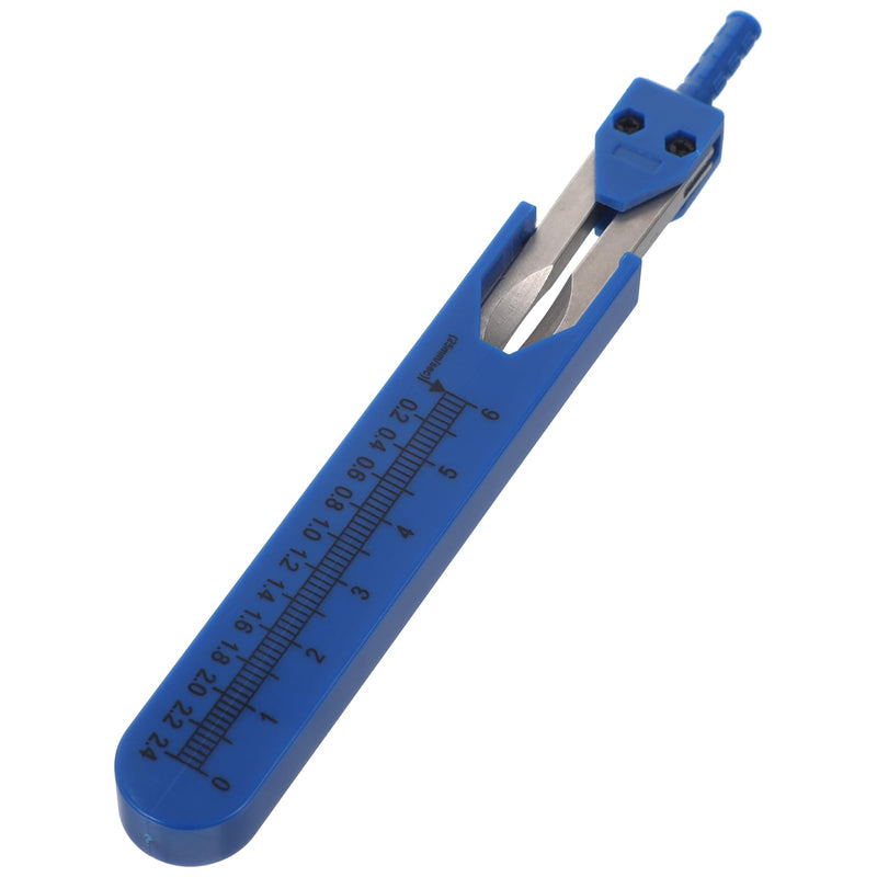 iplusmile Electrocardiogram Caliper Metal with Screw Attachment and Ruler, Medical Measuring Tool for Doctors and Nurses with Storage Case