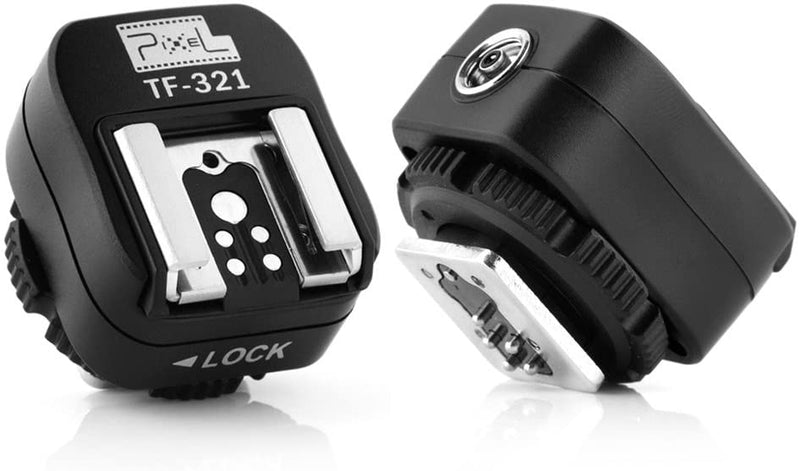Pixel TF-321 Pixel e-TTL Flash Hot Shoe to Pc Adapter for Canon DSLRs and Flashguns