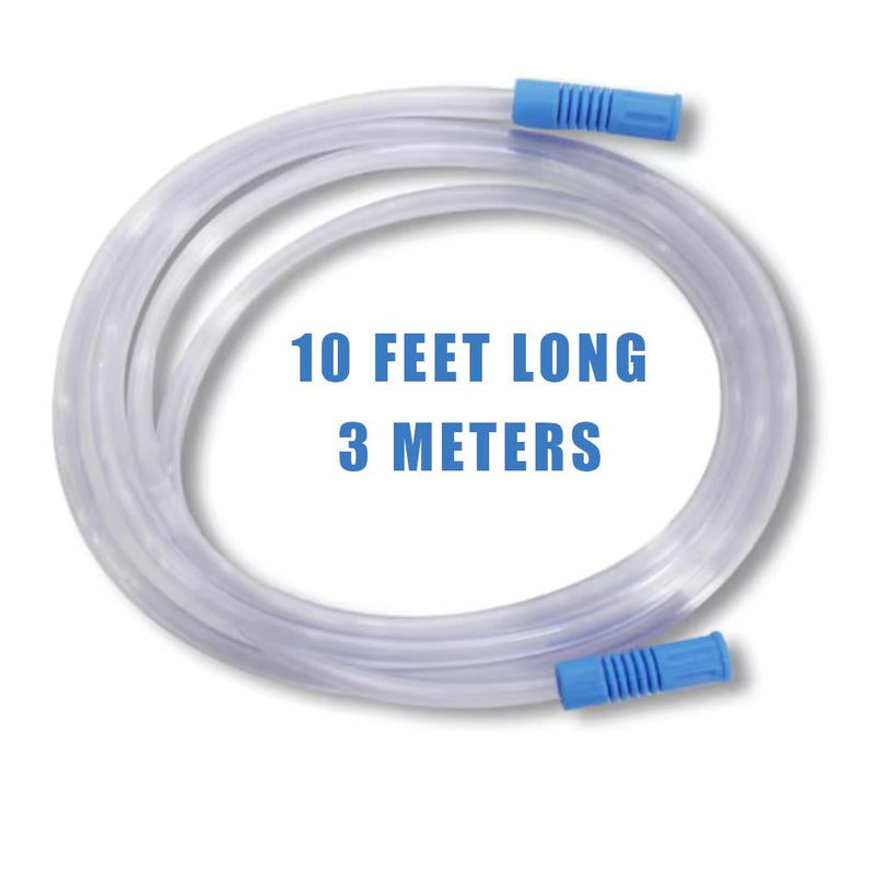 [Australia - AusPower] - Medcore 2 Pack - Extended Suction Connection Tube with Yankauer Handle, 10 Feet Extra Long – Oral Suction Tip & Vented Tubing 
