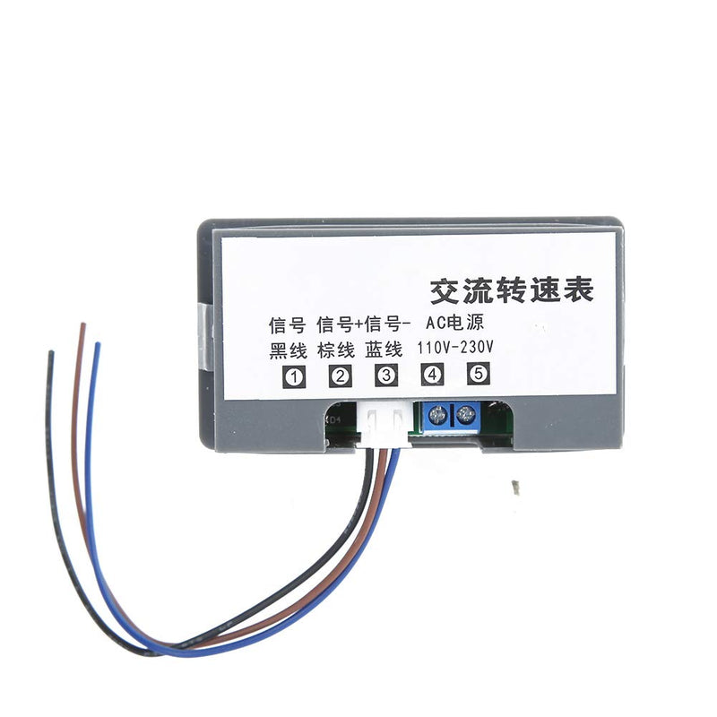 [Australia - AusPower] - Digital Speedometer, Display, High Measurement, 220V AC, Tachometer, 4 Digit Tube and Detectors, Accuracy AC220V 