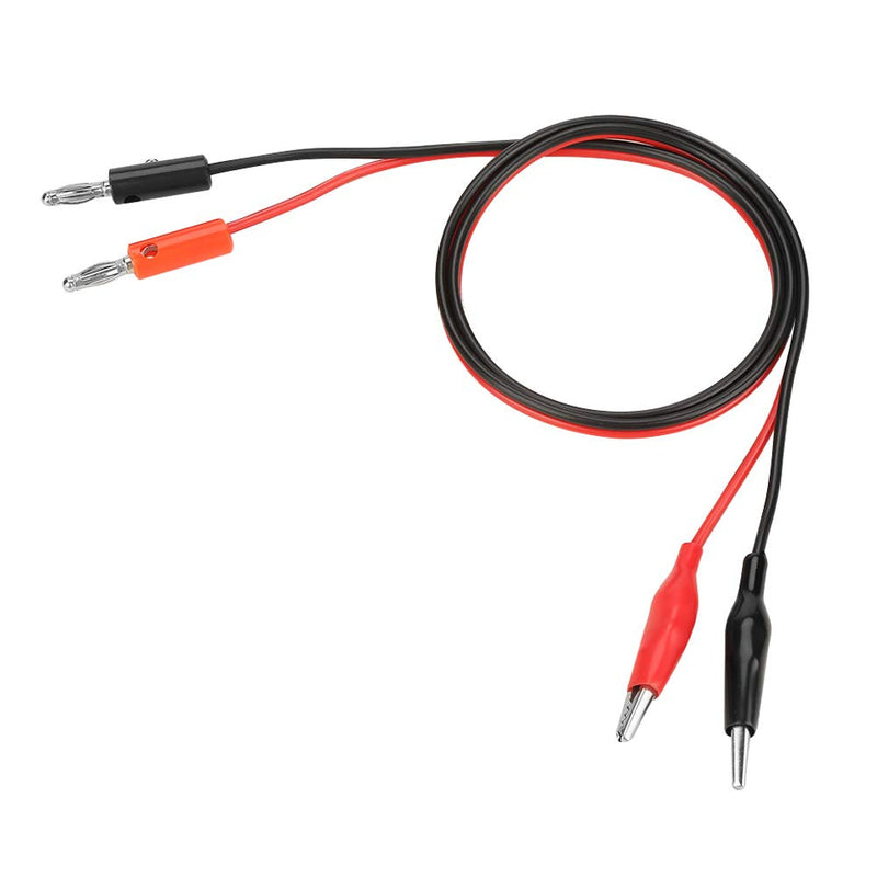 [Australia - AusPower] - Banana Plug to Alligator Clip Test Lead Cable Line Wire Output Cable Line Multimeter Banana Plugs to Clip Test Probe Lead Wire 30V 5A 80cm Test Leads Set for DC Regulated Power Supply 