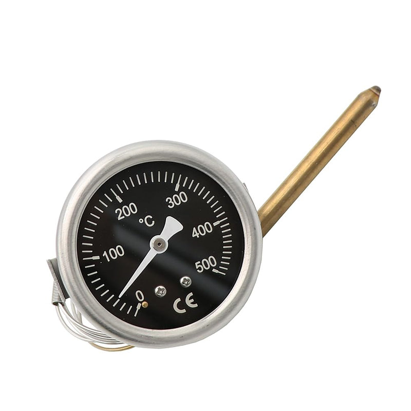 [Australia - AusPower] - Pizza Oven Electric Oven Bread Kiln Thermometer Pointer Temperature Display 500 Degrees 304 Stainless Steel Temperature Gauge 