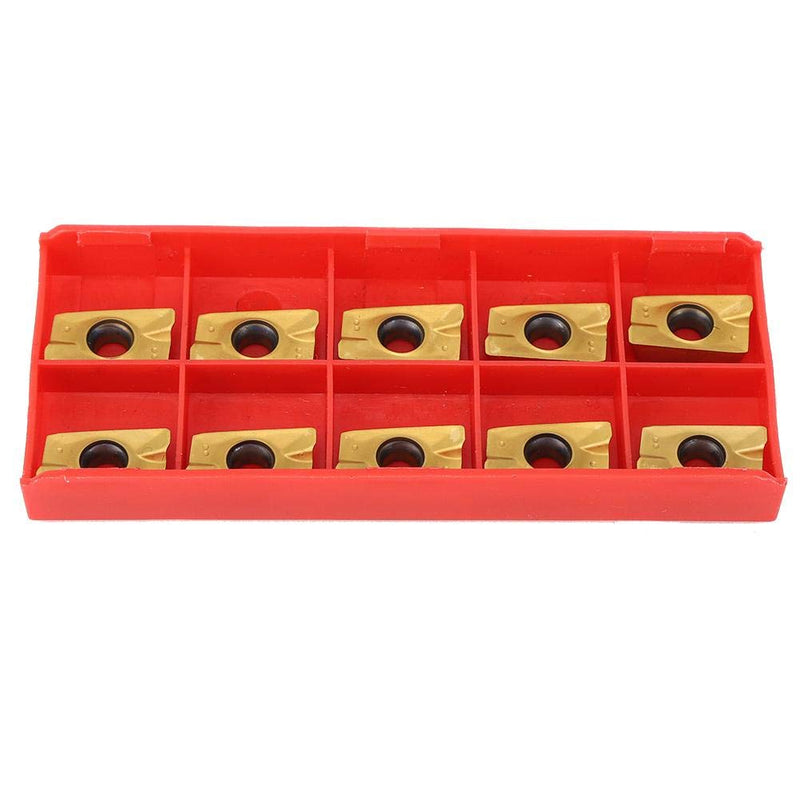 [Australia - AusPower] - 10 PCS Carbide Inserts, 15-50 HRC Hardness APMT1604 Milling Inserts, Carbide Lathe Inserts, Carbide Reversible Inserts 