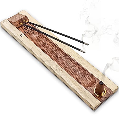 CALMVEDA, Spiritual Variety Pack with Rosewood Incense Holder (80 Sticks +1 Holder) | Beautiful Natural Incense and Holder Combo for Home Decor and Spiritual Practice