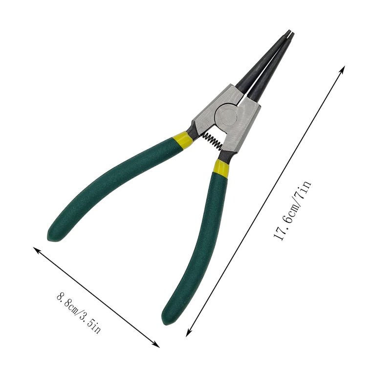 [Australia - AusPower] - Snap Ring Pliers Circlip Pliers Internal/External, Ring Remove Retaining Pliers(7 Inch) 