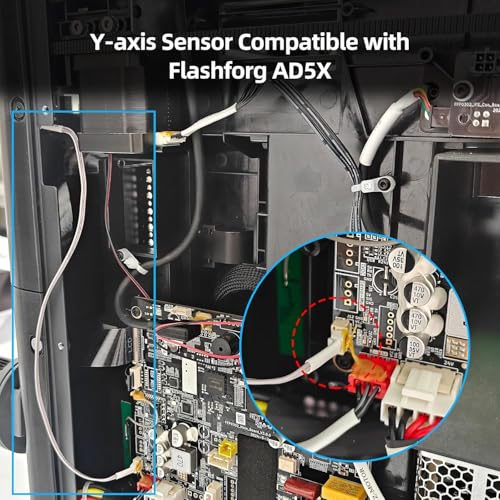 Y-axis Sensor Kit(2Pcs) Compatible with Flashfoge AD5X: PCB Board Replacement with Cable for Ensures Accurate Print Head Position Detection 3D Printer Accessories